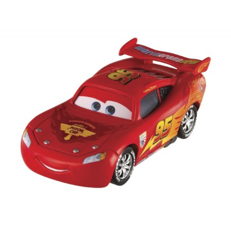 Disney Pixar Cars 2 Francesco Bernoulli & Lightning McQueen with Party Wheels 155 Scale Die