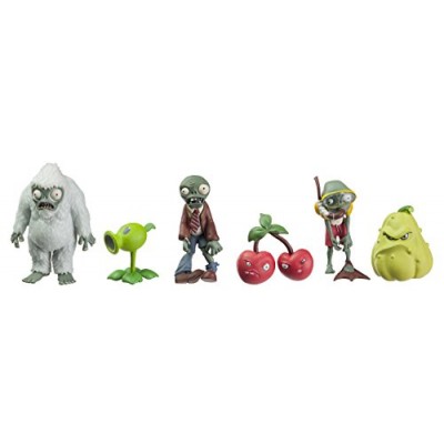 Plants vs Zombies Mini-Figure Set (6 Figures)