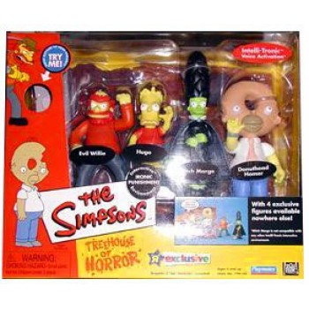 Simpsons - World of Springfield Interactive Environment (Playset) - Treehouse of Horror 3 (THOH3) - Ironic Punishment w/4 exclusive figures includi...