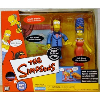 The Simpsons Exclusive Playset High School Prom with Homer and Marge