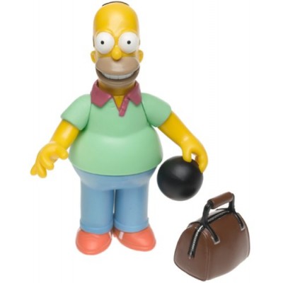 The Simpsons Wave 2 Action Figure Pin Pal Homer