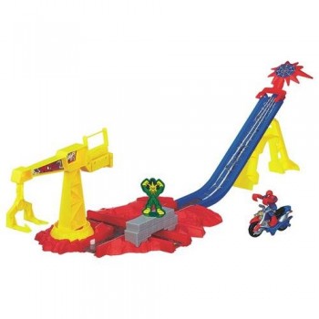 Playskool Heroes Marvel Super Hero Adventures Spider-Man Crane Capture Track Set