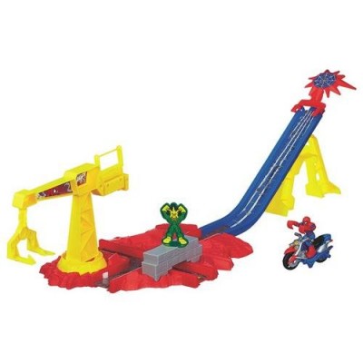 Playskool Heroes Marvel Super Hero Adventures Spider-Man Crane Capture Track Set