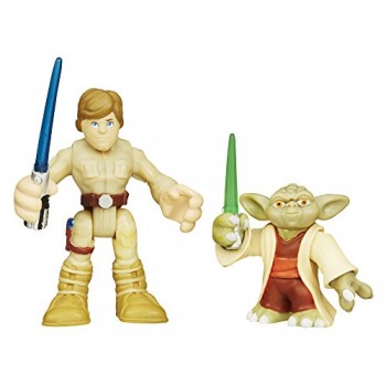 Playskool Heroes Star Wars Galactic Heroes Yoda and Luke Skywalker