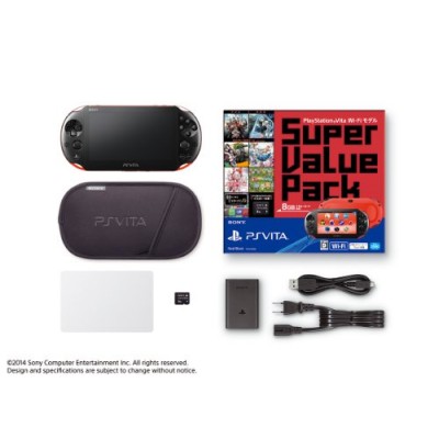 PlayStation Vita Super Value Pack Wi-Fi model Red / Black