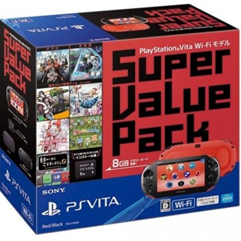 PlayStation Vita Super Value Pack Wi-Fi model Red / Black