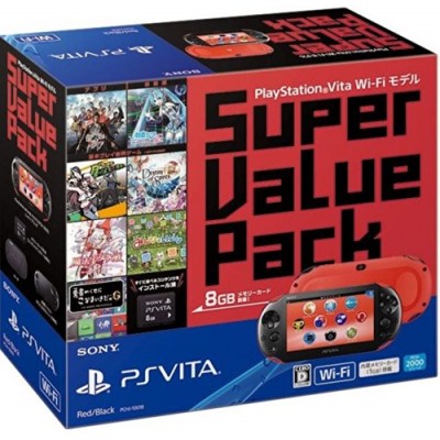 PlayStation Vita Super Value Pack Wi-Fi model Red / Black