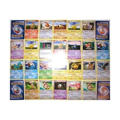 110 Bulk Collectible Pokemon Cards Party Favors
