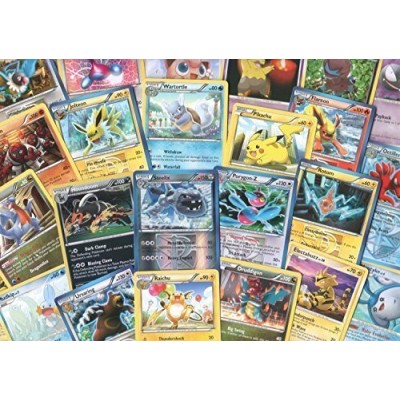 100 Assorted Pokemon Cards with Foils & Bonus Mew Promo!