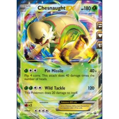 Pokemon - Chesnaught EX (18) - XY Black Star Promos - Holo