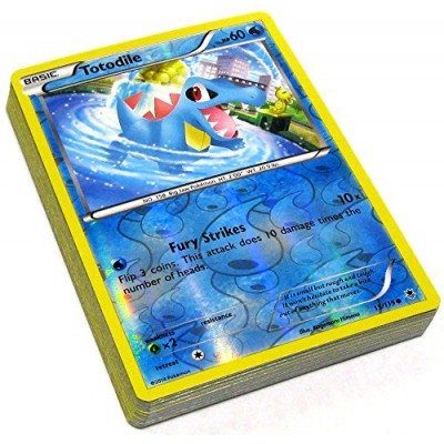 Pokemon Lot of 25 Random Reverse Foil Single Cards