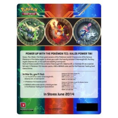 Pokemon XY 2014 Kalos Power Tin Delphox-EX