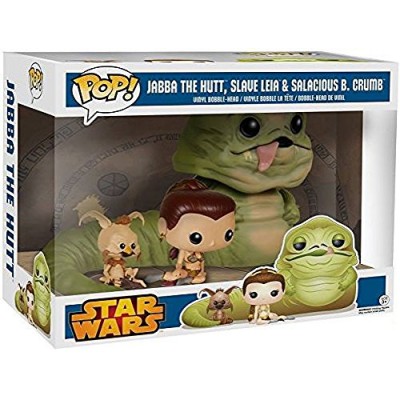 Star Wars Return of the Jedi Exclusive Jabba, Slave Leia & Salacious B. Crumb...