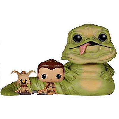 Star Wars Return of the Jedi Exclusive Jabba, Slave Leia & Salacious B. Crumb...