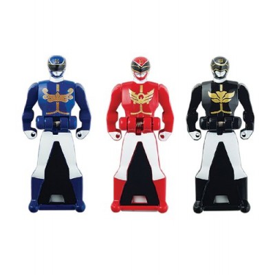Power Rangers Super Megaforce - Power Rangers Megaforce Legendary Ranger Key Pack, Red/Blue/Black