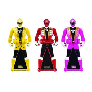 Power Rangers Super Megaforce - Power Rangers Super Megaforce Legendary Ranger Key Pack B, Metallic Red/Yellow with Pink