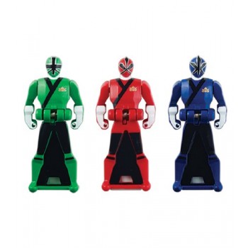 Power Rangers Super Megaforce - Samurai Legendary Ranger Key Pack, Red/Blue/Green