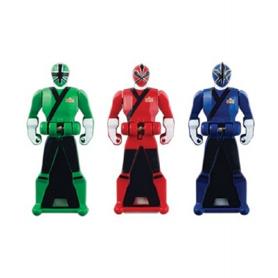 Power Rangers Super Megaforce - Samurai Legendary Ranger Key Pack, Red/Blue/Green