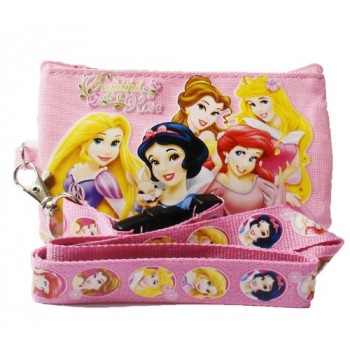 Disney Princess and Tangle Lanyard with Coin Purse 'Beautiful as a Rose"