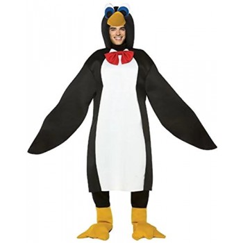 Rasta Imposta Lightweight Penguin Costume, Black/White, One Size