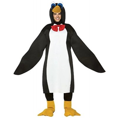 Rasta Imposta Lightweight Penguin Costume, Black/White, One Size