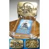 Tomb Raider Skull Belt Buckle, Solid Metal, Gold