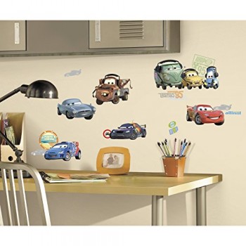 Roommates Rmk1583Scs Disney Pixar Cars 2 Peel & Stick Wall Decals