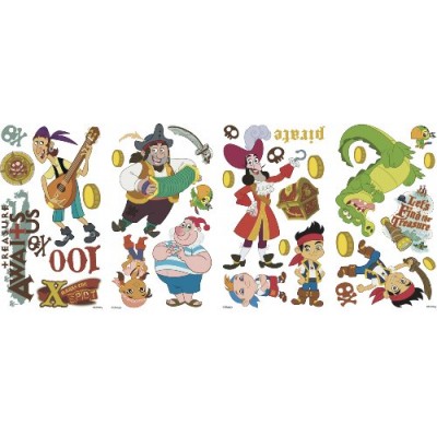 Roommates Rmk1778Scs Disney Junior Jake And The Neverland Pirates Peel And Stick Wall Decals