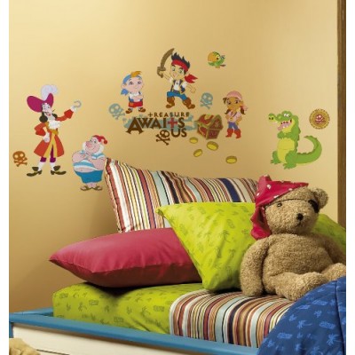Roommates Rmk1778Scs Disney Junior Jake And The Neverland Pirates Peel And Stick Wall Decals
