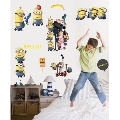 Roommates Rmk2080Scs Despicable Me 2 Peel And Stick Wall Decals