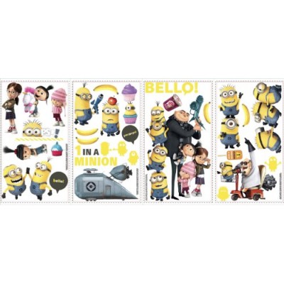 Roommates Rmk2080Scs Despicable Me 2 Peel And Stick Wall Decals