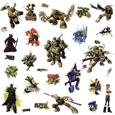 Roommates Rmk2246Scs  Teenage Mutant Ninja Turtles Peel And Stick Wall Decals