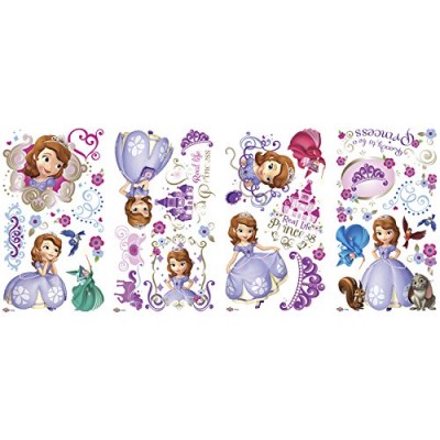 RoomMates RMK2294SCS Sofia The First Peel and Stick Wall Decals