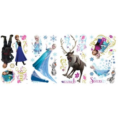RoomMates RMK2361SCS Frozen Peel and Stick Wall Decals, 36 Count
