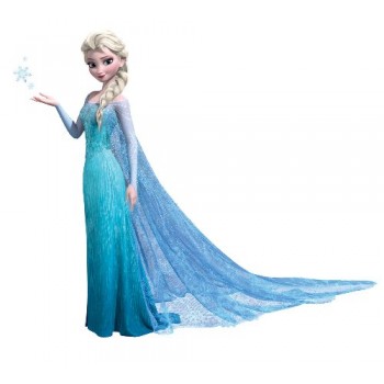 Roommates Rmk2371Gm Frozen Elsa Peel And Stick Giant Wall Decals, 1-Pack