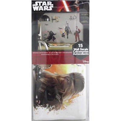 RoomMates RMK3010SCS Star Wars Ep VII Ensemble Cast P&S Wall Decals