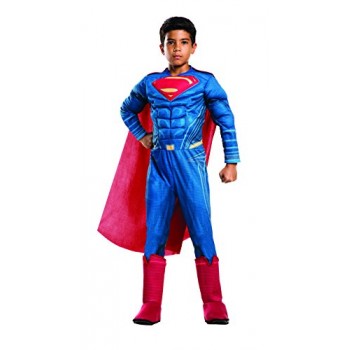 Rubie's Costume: Dawn of Justice Deluxe Muscle Chest Superman Costume, Small