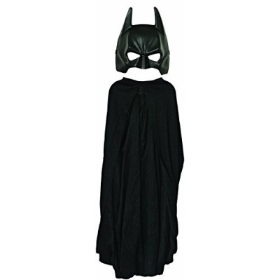 Batman: The Dark Knight Rises: Batman Cape and Mask Set, Child Size (Black)