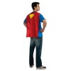 DC Comics Superman Costume T-Shirt With Cape, Blue, Medium