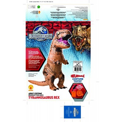 Rubie's Costume Co Jurassic World T-Rex Inflatable Costume, Multi, One Size