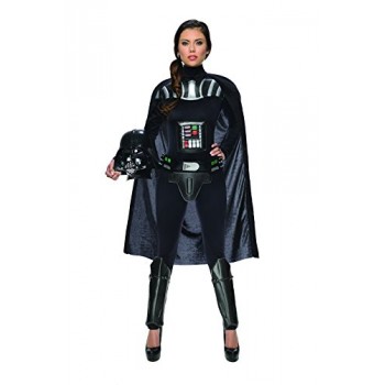 Rubie's Costume Women's Star Wars Darth Vader Woman's Deluxe Costume Jumpsuit, Multi, X-Small