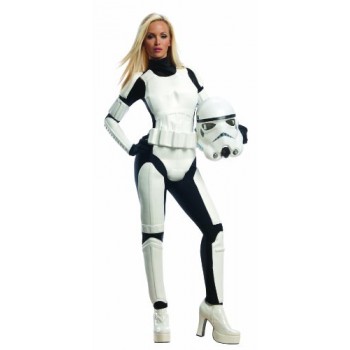 Rubie's Star Wars Female Stormtrooper, White/Black, Medium