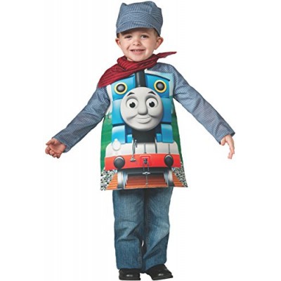 Rubies Thomas and Friends, Deluxe Thomas the Tank Engine and Engineer Costume, Toddler - Toddler One Color