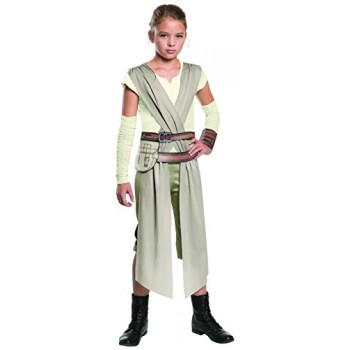 Star Wars: The Force Awakens Child's Rey Costume, Medium