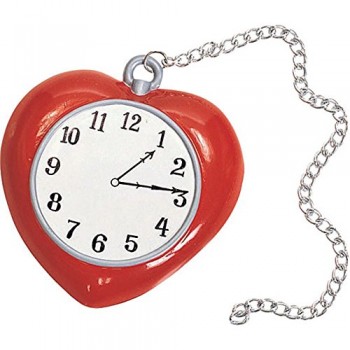Wizard of Oz Tin Man Heart Clock Costume Accessory