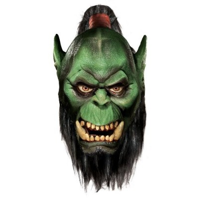 World Of Warcraft Deluxe Latex Mask, Orc, Brown, One Size