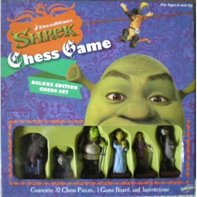 Sababa Shrek The Third Deluxe Chess Board Game