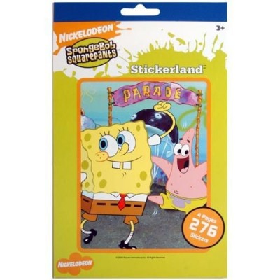 Spongebob Squarepants Stickerland Sticker Book ~ 276 Stickers by Sandy Lion