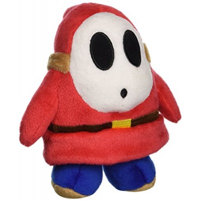 5" Official Sanei Shy Guy Soft Stuffed Plush Super Mario Plush Series Plush Doll Japanese Import