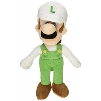 Sanei Officially Licensed Super Mario Plush 9" Fire Luigi Japanese Import